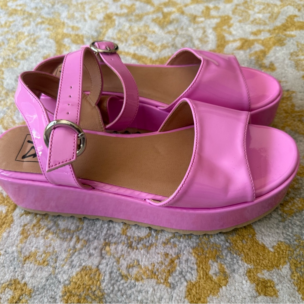 Pink Dirty Laundry Wedge Sandals